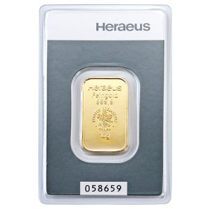 10g zlatna pločica Heraeus