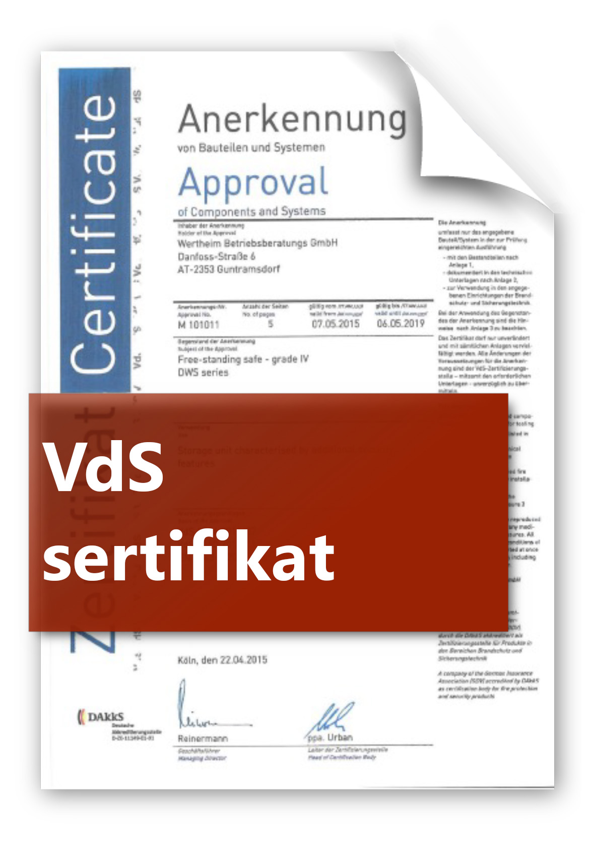 Zertifikat VSO